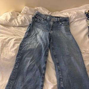 AG las angelesLight Blue Straight Leg Jeans